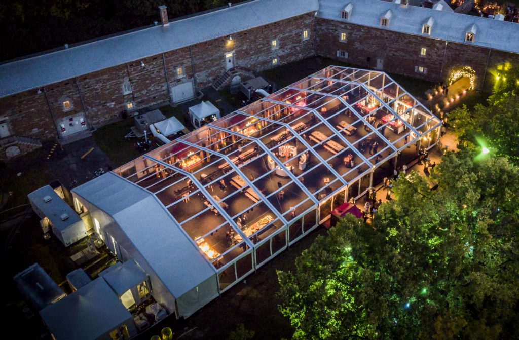 Event tent rental for community charity events and fundraising walks